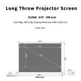 XIJING  100inch S ALR A Electric  Floor Rising Projector