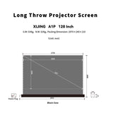 XIJING 120inch S ALR A  Electric  Floor Rising Projector