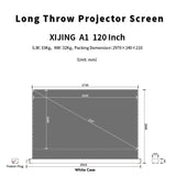 XIJING 120inch S ALR Electric Floor Rising Screen