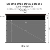 XIJING U2P 120Inch Slimline Tension Screen With Ultra short Throw Ambient Light Rejecting