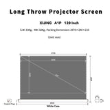 XIJING  120inch S ALR A  Electric  Floor Rising Projector