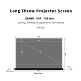 XIJING  135Inch S ALR A  Electric  Floor Rising Projector