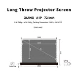 XIJING  72inch S ALR A  Electric  Floor Rising Projector