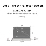 XIJING 72inch S ALR Electric Floor Rising Screen