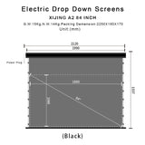 XIJING  84inch ALR  Electric  Drop Down  Projector