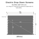 XIJING ALR P 84 inch Electric Drop Down projection screens