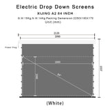 XIJING  84inch ALR  Electric  Drop Down  Projector