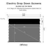 XIJING U2 Slimline Tension Screen With Ultra short Throw Ambient Light Rejecting.For UST ALR Laser Projector