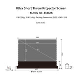 XIJING S PRO 84inch Projector Screen,Ust Projector Screen,Short Throw Projector Screen,Motorised Projection Screen