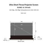 XIJING S PRO 84inch Projector Screen,Ust Projector Screen,Short Throw Projector Screen,Motorised Projection Screen